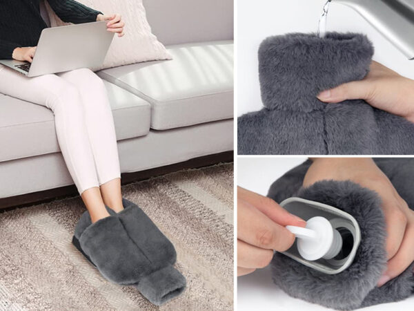 Fluffy kruik voor je voeten