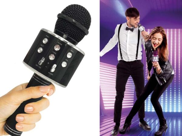 Karaoke Microfoon Met Bluetooth - Draadloos Meezingen Met Je Favoriete Numm ...