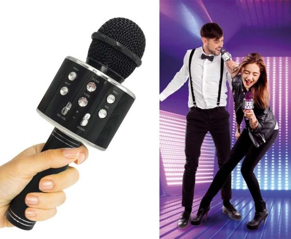Karaoke Microfoon Met Bluetooth - Draadloos Meezingen Met Je Favoriete Numm ...
