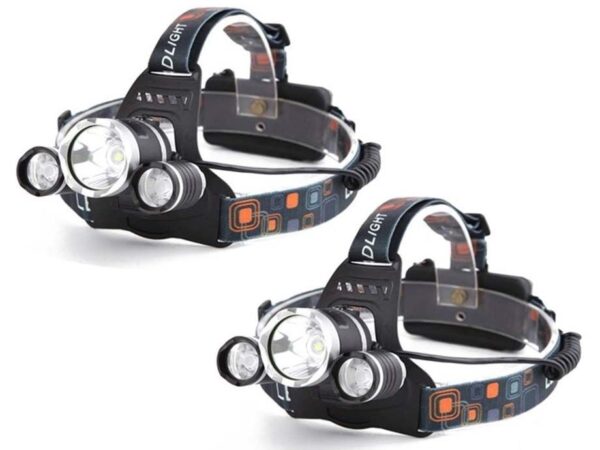 Felle 3x LED Hoofdlamp - Vandaag 1+1 GRATIS! ...