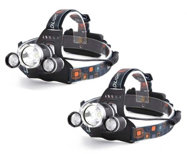 Felle 3x LED Hoofdlamp - Vandaag 1+1 GRATIS! ...