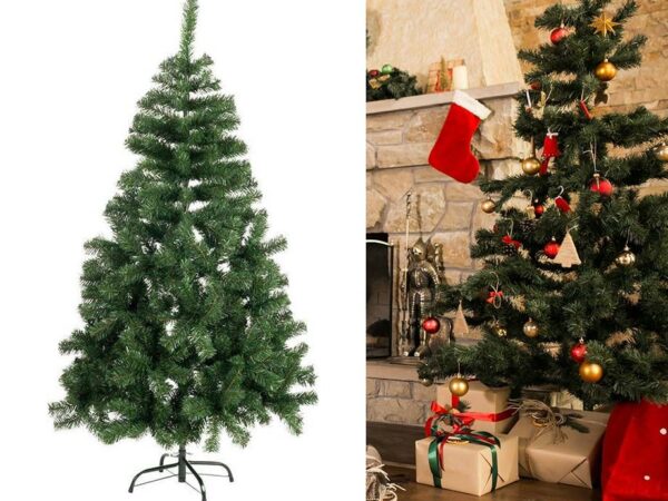 Kerstboom Zilverspar 150 cm - Prachtige Kunstboom Voor Jarenlang Kerstplezi ...