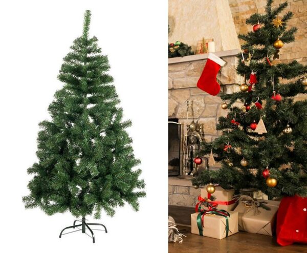 Kerstboom Zilverspar 150 cm - Prachtige Kunstboom Voor Jarenlang Kerstplezi ...