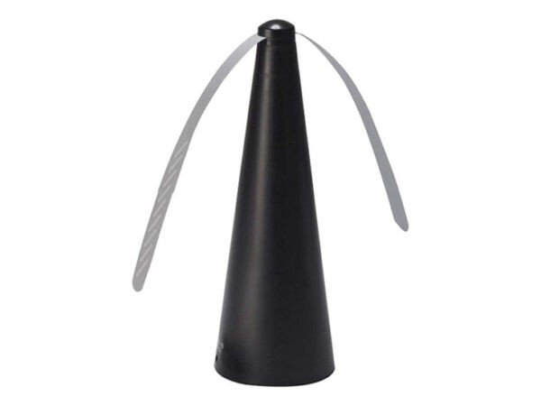 Insectenverjagende ventilator - Vliegen verjager - 8x25cm - Zwart