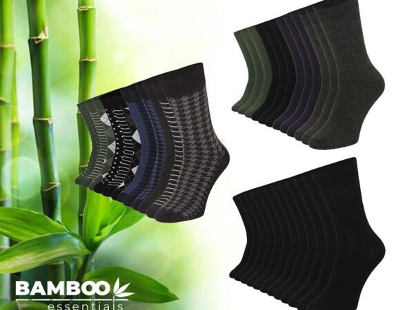 12 Paar Bamboo Essentials Sokken - Blijft De Hele Dag Fris! ...