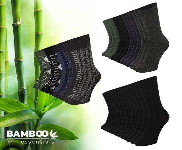 12 Paar Bamboo Essentials Sokken - Blijft De Hele Dag Fris! ...