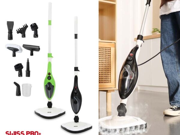 10-In-1 Stoommop - Reinigt En Elimineert Geurtjes En Bacteriën! ...
