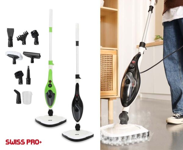 10-In-1 Stoommop - Reinigt En Elimineert Geurtjes En Bacteriën! ...