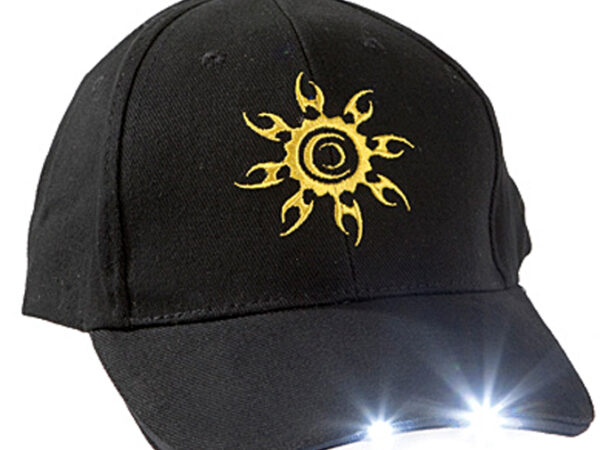 Sportieve pet / cap met 2 LED-lampjes