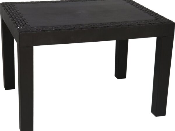 Tuin/balkontafel kunststof antraciet