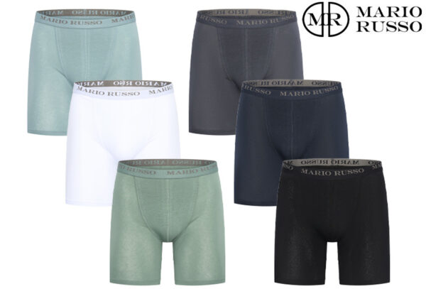 Mario Russo extra lange boxershorts in de sale
