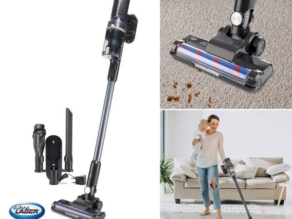 Superkrachtige Aqua Laser 2-In-1 Snoerloze Steelstofzuiger - 25Kpa Zuigkrac ...