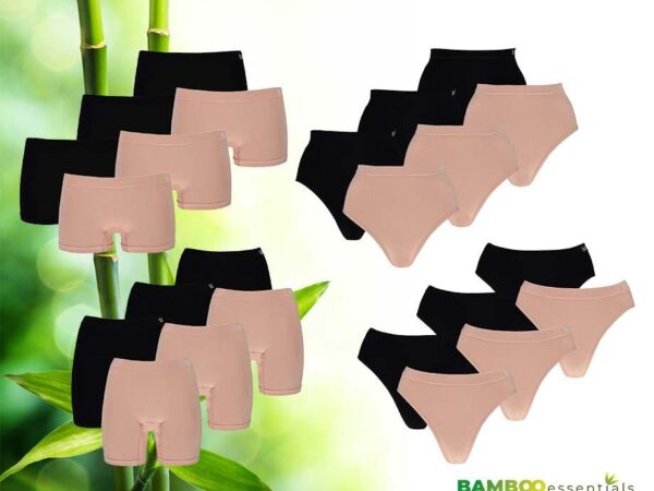 3-Pack Bamboo Essentials Seamless Dames Ondergoed - In Diverse Kleuren En M ...