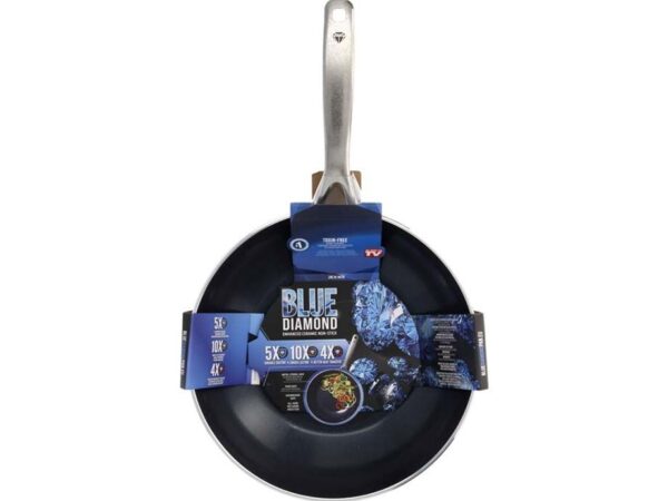 Blue Diamond Wok 28cm - Met Superieure Anti-Aanbaklaag! ...