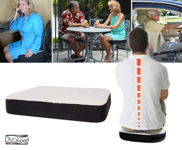 Dualuxe Zitkussen Met Gel - Voor Een Comfortabele En Correcte Zithouding! ...