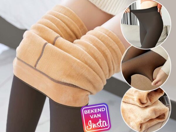 Gevoerde Fleece Panty - Figuurcorrigerend En Ondersteunend! ...