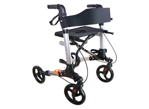 FEDEC Rollator - Inclusief Rugsteun - Zwart