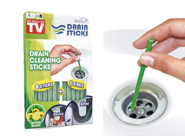 Starlyf Drain sticks 12 Pack - Afvoer - Ontstopper sticks - Gootsteenontstopper Sticks