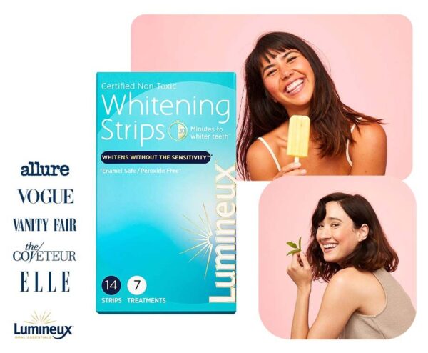 7 Behandelingen Lumineux Teeth Whitening Strips - Voor Zichtbaar Wittere Ta ...