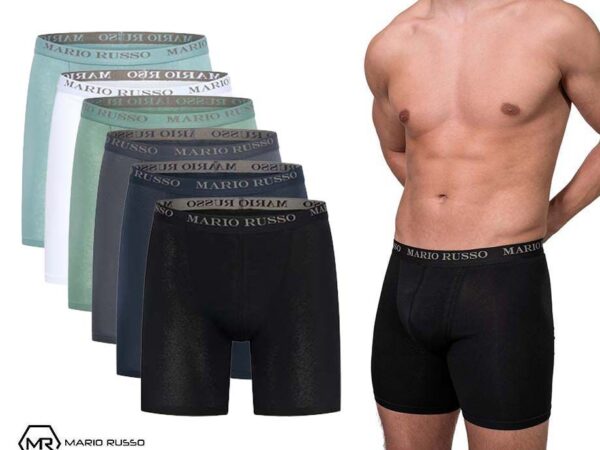 6-Pack Mario Russo Long Fit Boxers Mix - Comfortabeler En Blijft Beter Zitt ...
