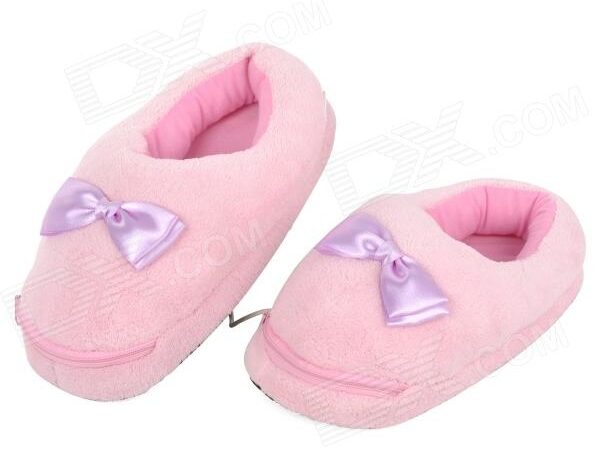 Sloffen met USB verwarming