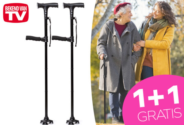 Vitadora wandelstok in de aanbieding