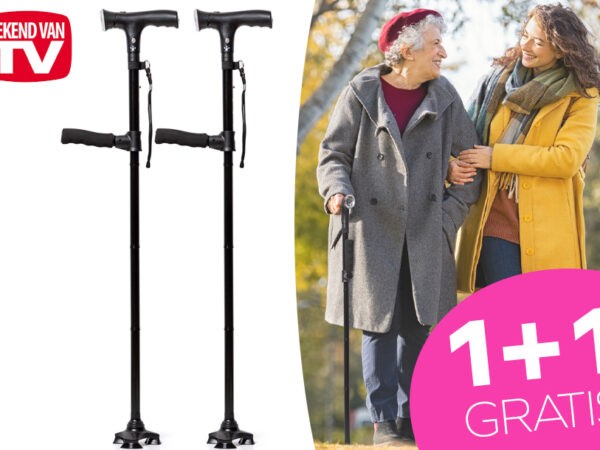 Vitadora wandelstok in de aanbieding