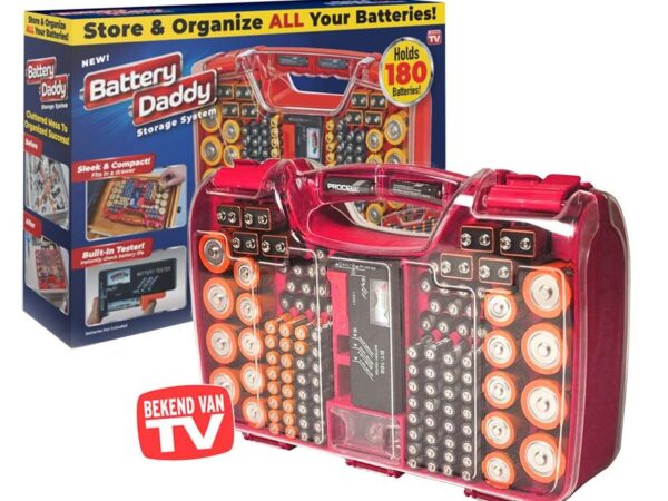 Battery Daddy Batterijbox - Voor 180 Batterijen! ...