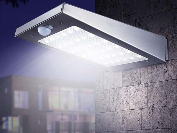 Hyundai Lighting RVS Wandlamp XL - Werkt Op Zonne-Energie! ...