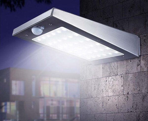 Hyundai Lighting RVS Wandlamp XL - Werkt Op Zonne-Energie! ...
