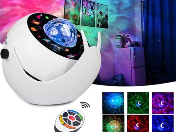 Silvergear Galaxy Projector Lamp - Met Golvend En Gekleurd Licht! ...