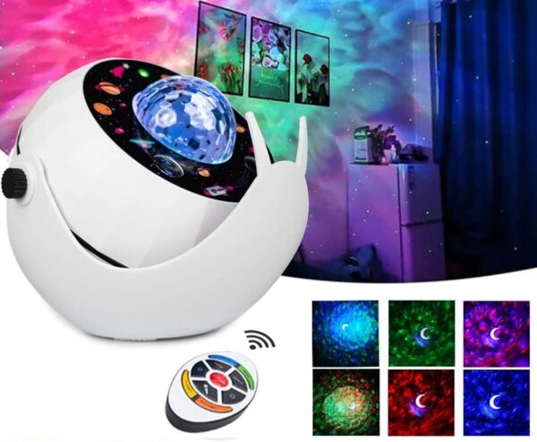 Silvergear Galaxy Projector Lamp - Met Golvend En Gekleurd Licht! ...