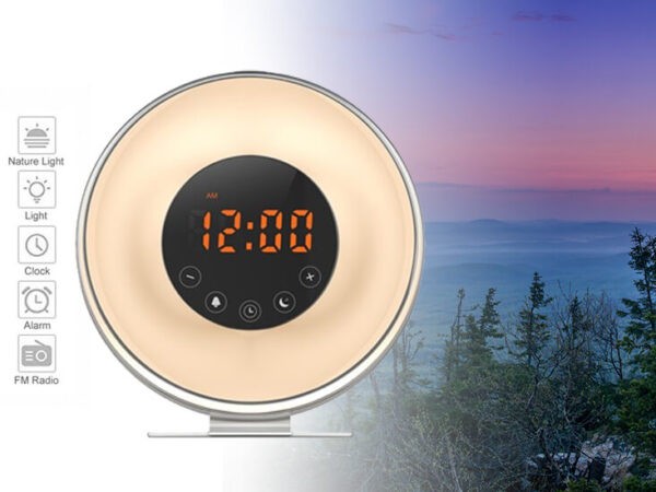 Sunrise Wake Up Light wekkerradio 6639F - Word wakker met de zonsopgang