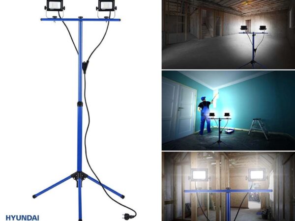 Hyundai Lighting Bouwlamp Op Statief - 360° Draaibaar! ...
