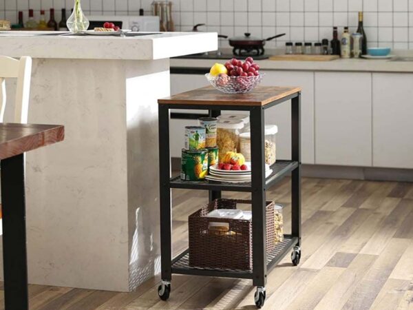 iBella Living Vintage Trolley - Multifunctionele Bijzettafel