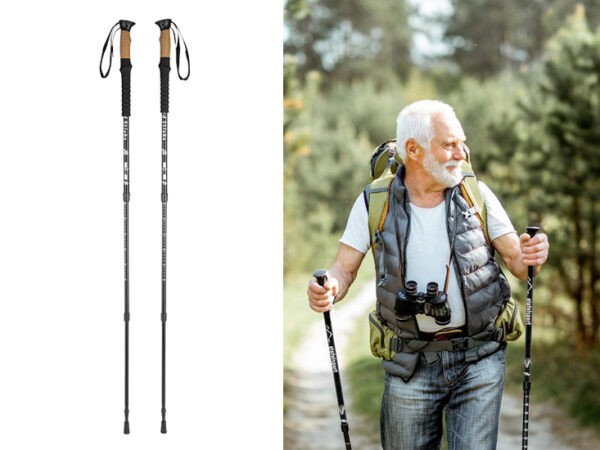 HI Wandelstokken - Nordic Walking Stokken - Telescopisch Verstelbaar