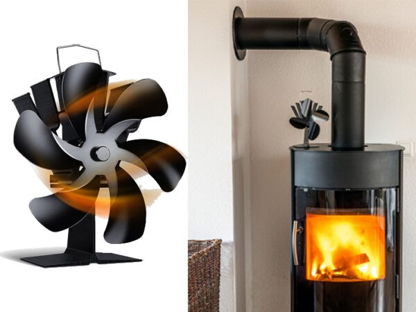 Kachel Ventilator - Gemakkelijk de warmte van je kachel verspreiden