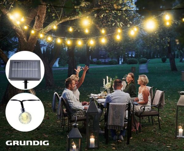 XL Solar Lichtslinger Met 50 Lampjes - 6