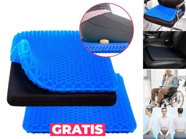 Drukverlagend Supercomfort Gel Zitkussen - Vandaag 1+1 GRATIS! ...
