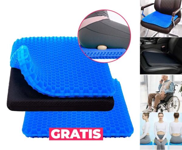 Drukverlagend Supercomfort Gel Zitkussen - Vandaag 1+1 GRATIS! ...