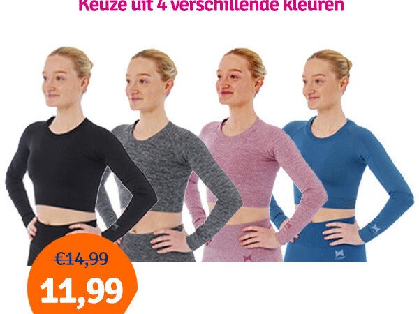 Dagaanbieding Xtreme Sportswear Sport Croptop Dames