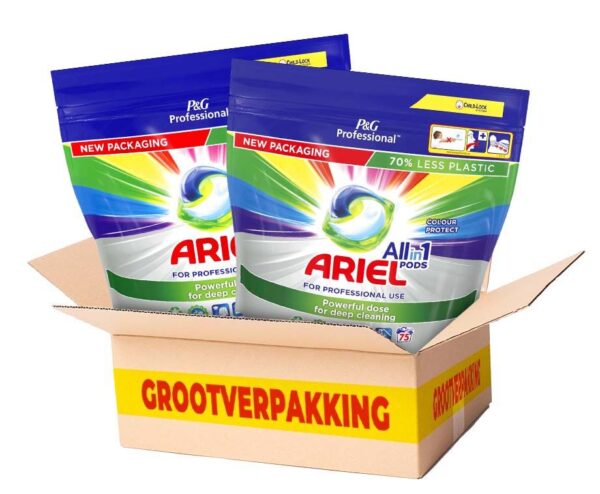 BESPAARPACK: 150x Ariel All-In-1 Pods - Keuze Uit Color Of Regular! ...