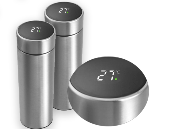 Thermosfles Met Thermometer - 1+1 GRATIS ...