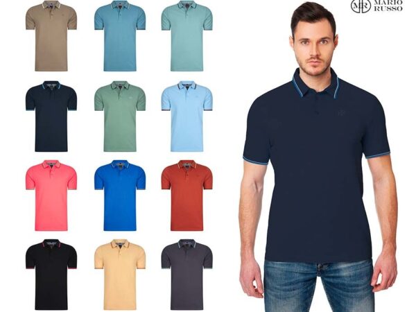 Mario Russo Polo - Verkrijgbaar In 12 Kleuren! ...