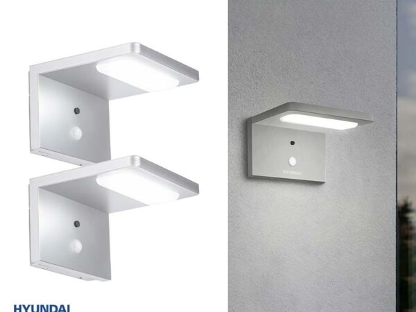 Hyundai Lighting Sensor Wandlamp Op Zonne-Energie - Vandaag 1+1 GRATIS! ...