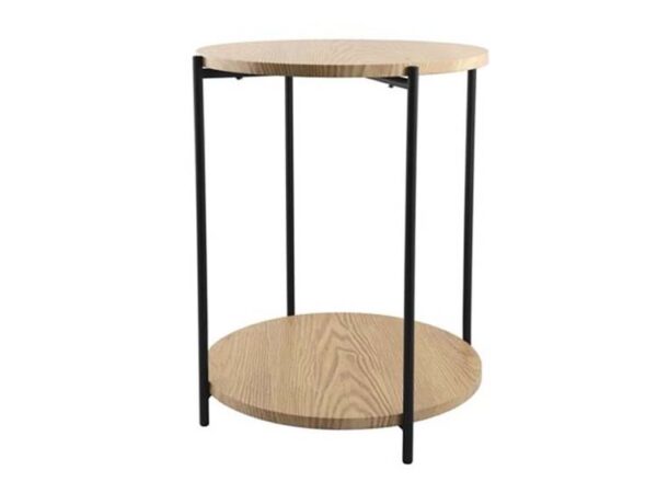 DAY Opvouwbare Tafel met Plank - 40 cm - Bruin/Zwart