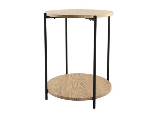 DAY Opvouwbare Tafel met Plank - 40 cm - Bruin/Zwart