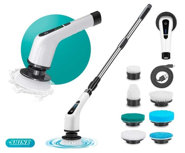 Shine 7-In-1 Elektrische Schoonmaakborstel - Voor Alle Hoeken En Plekken! ...