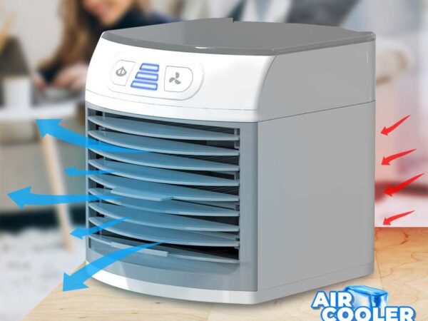Luxe Mini Air Cooler Cube - Krachtige Luchtkoeler Met Moodlight! ...