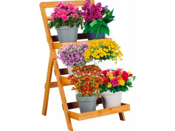 Bloempotstandaard Hout 3 Lagen - Een Prachtig Display Voor Bloempotten! ...